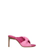 Jacquemus Pink Leather Stiletto Heels Sandals