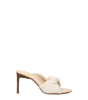 Jacquemus Beige Fabric Stiletto Heels Sandals