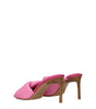 Jacquemus Pink Leather Stiletto Heels Sandals