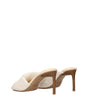 Jacquemus Beige Fabric Stiletto Heels Sandals