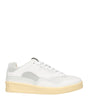 Jil Sander White Leather Low Tops