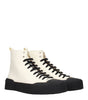 Jil Sander Beige Fabric High Tops