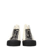 Jil Sander Beige Fabric High Tops