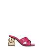 Dolce & Gabbana Pink Leather Platforms
