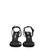 Palm Angels Black Leather Strap-Ons Sandals