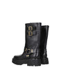 Celine Gold Leather Ankle Boots