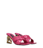 Dolce & Gabbana Pink Leather Platforms