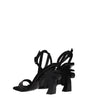 Palm Angels Black Leather Strap-Ons Sandals