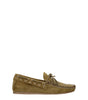 Isabel Marant Green Leather Slip-On Loafers