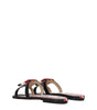 Thom Browne Black Leather Slippers Sandals