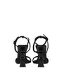 Palm Angels Black Leather Strap-Ons Sandals