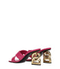 Dolce & Gabbana Pink Leather Platforms