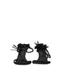 Isabel Marant Black Leather Stiletto Heels Sandals
