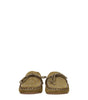 Isabel Marant Green Leather Slip-On Loafers
