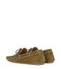 Isabel Marant Green Leather Slip-On Loafers
