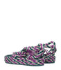 Sandales plates en tissu multicolore Isabel Marant