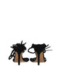 Isabel Marant Black Leather Stiletto Heels Sandals
