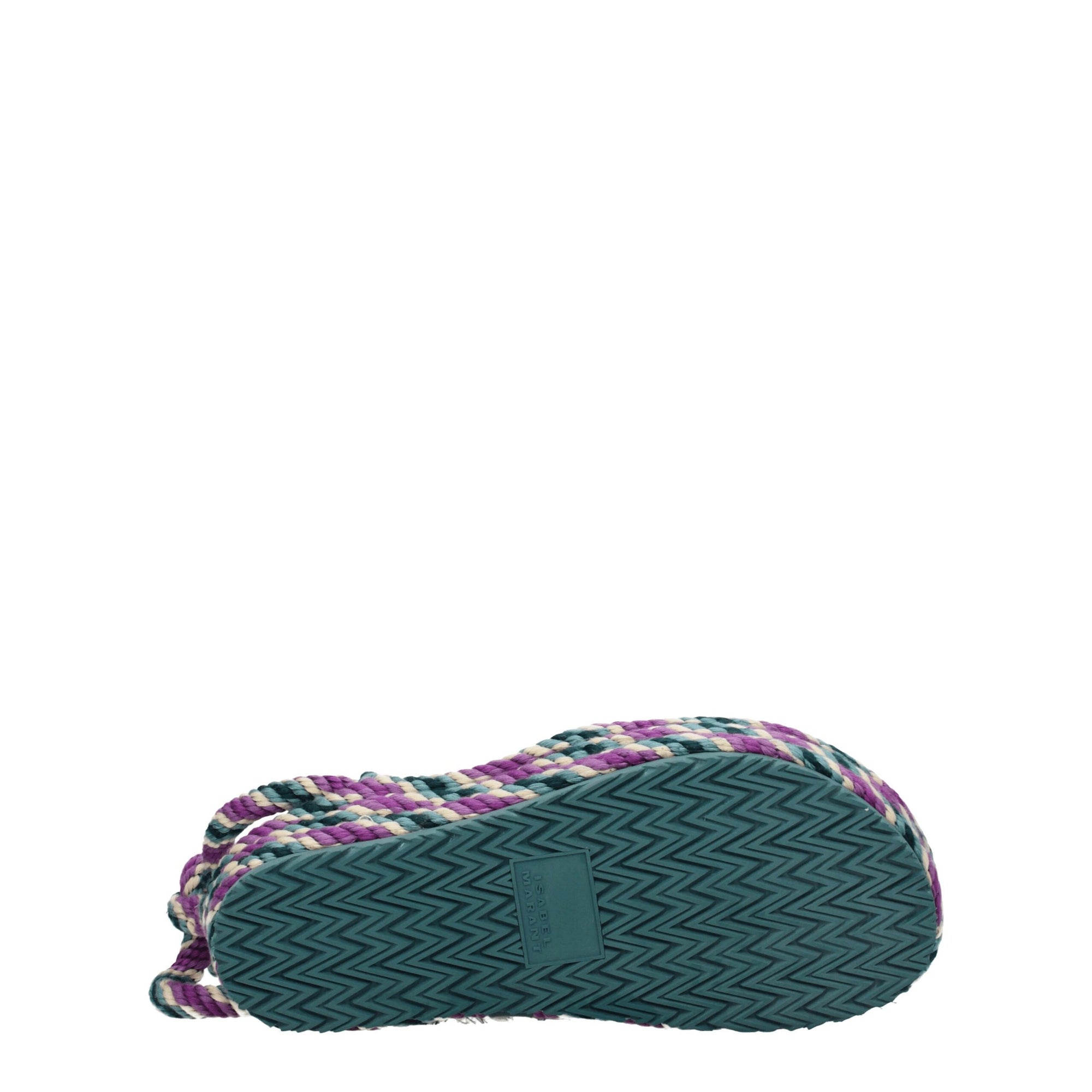 Sandales plates en tissu multicolore Isabel Marant