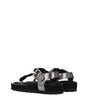 Sandales tongs en cuir noir Isabel Marant