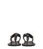 Sandales tongs en cuir noir Isabel Marant