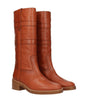 Celine Brown Leather Boots
