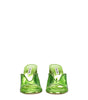 Miu Miu Green Plexiglass Platforms