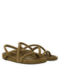 Sandale en cuir vert Isabel Marant