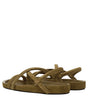Sandale en cuir vert Isabel Marant