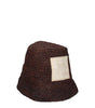 Jacquemus Brown Raffia Bucket Hats