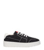 Ami Paris Black Fabric Low Tops