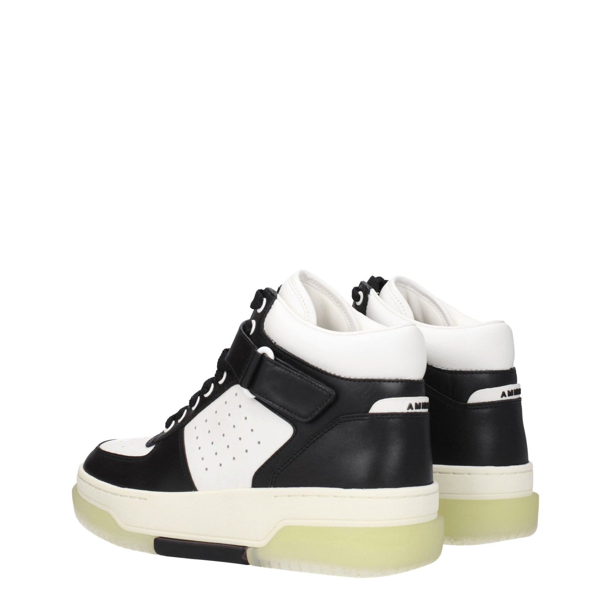 Amiri Black Leather High Tops