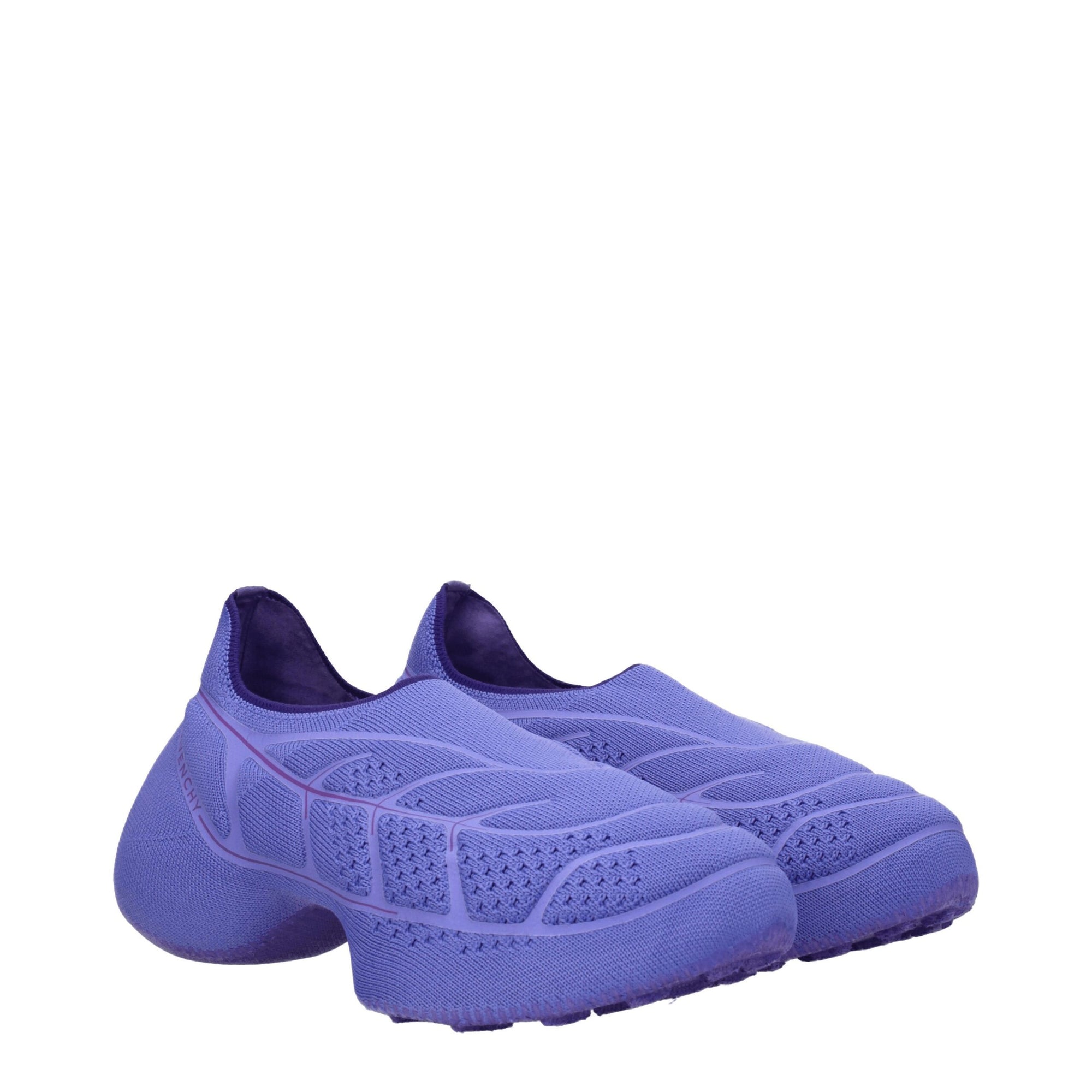 Mocassins à enfiler en tissu violet Givenchy
