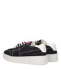 Ami Paris Black Fabric Low Tops