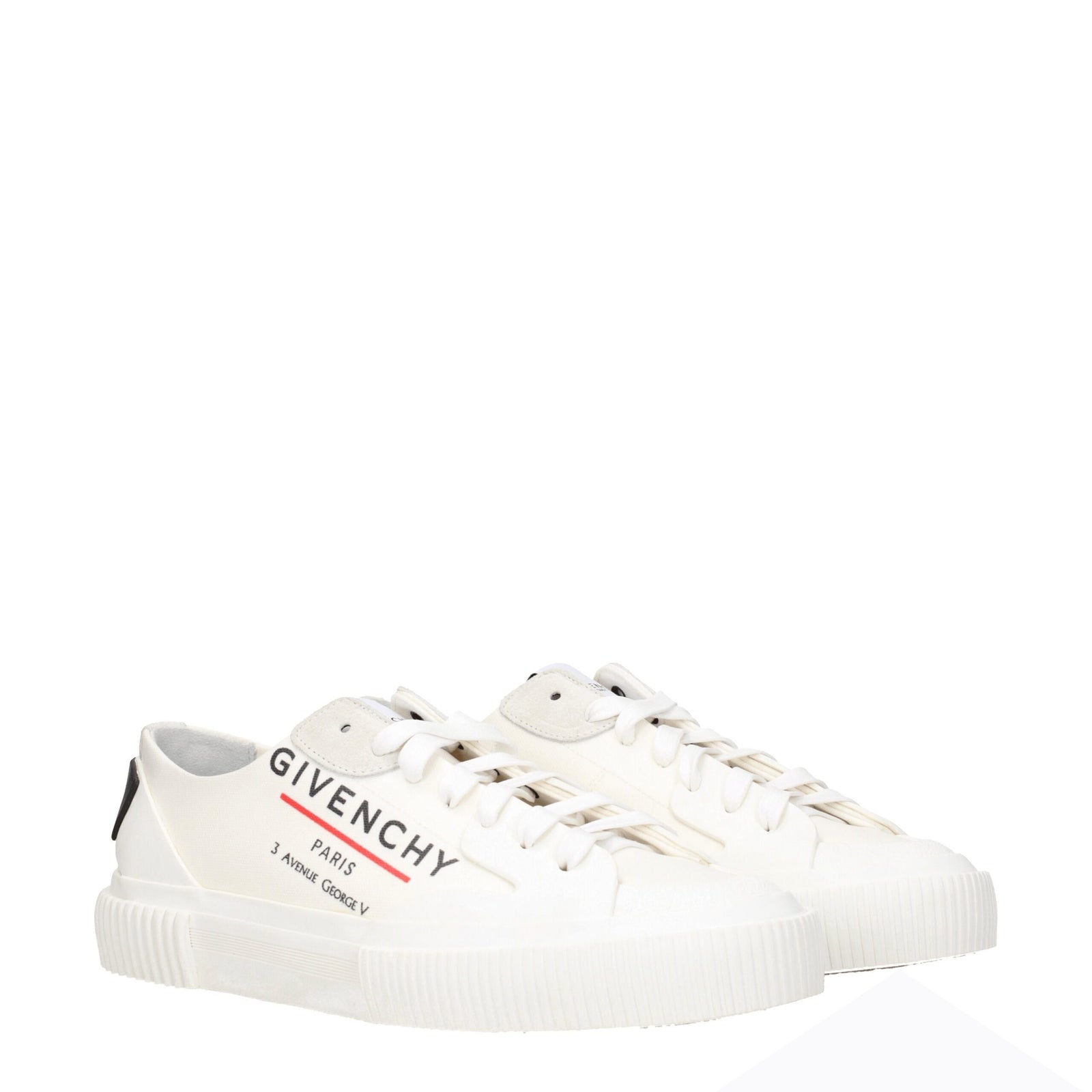 Baskets basses en tissu beige Givenchy