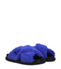Marni Purple Fabric Slippers Sandals