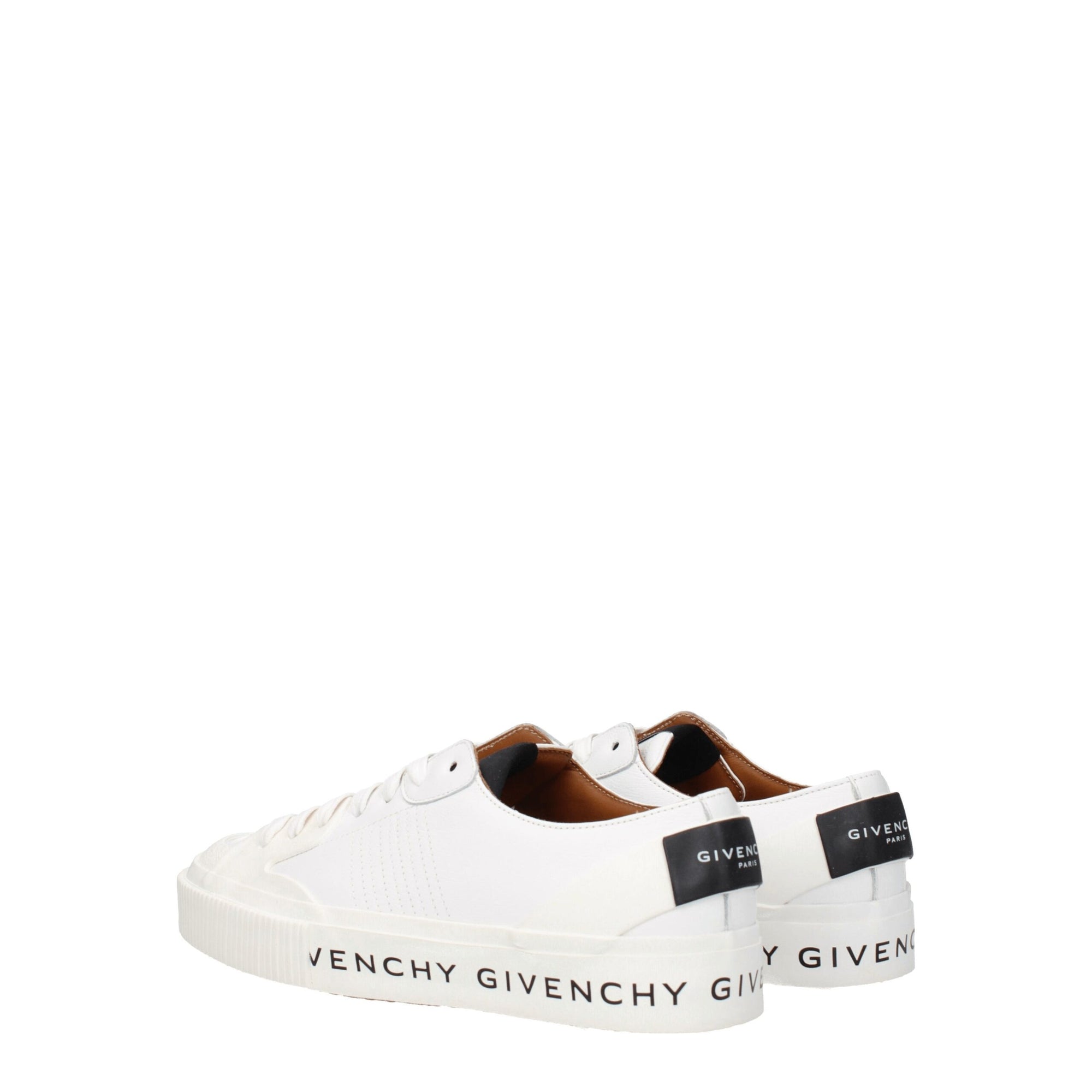 Givenchy Baskets basses en cuir blanc