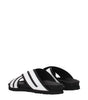 Palm Angels White Leather Slippers Sandals