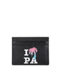 Palm Angels Black Leather Cardholders