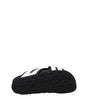 Palm Angels White Leather Slippers Sandals