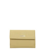Jil Sander Yellow Leather Wallets