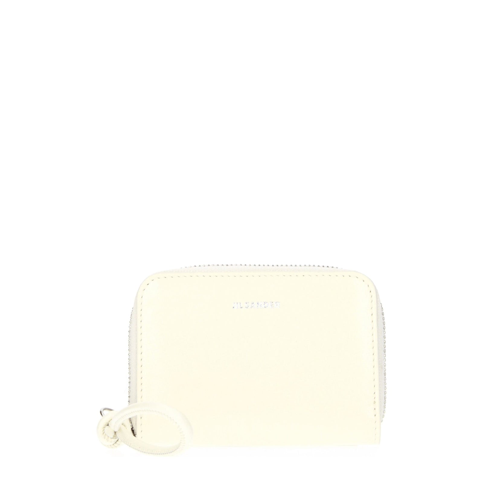 Portefeuilles en cuir beige Jil Sander