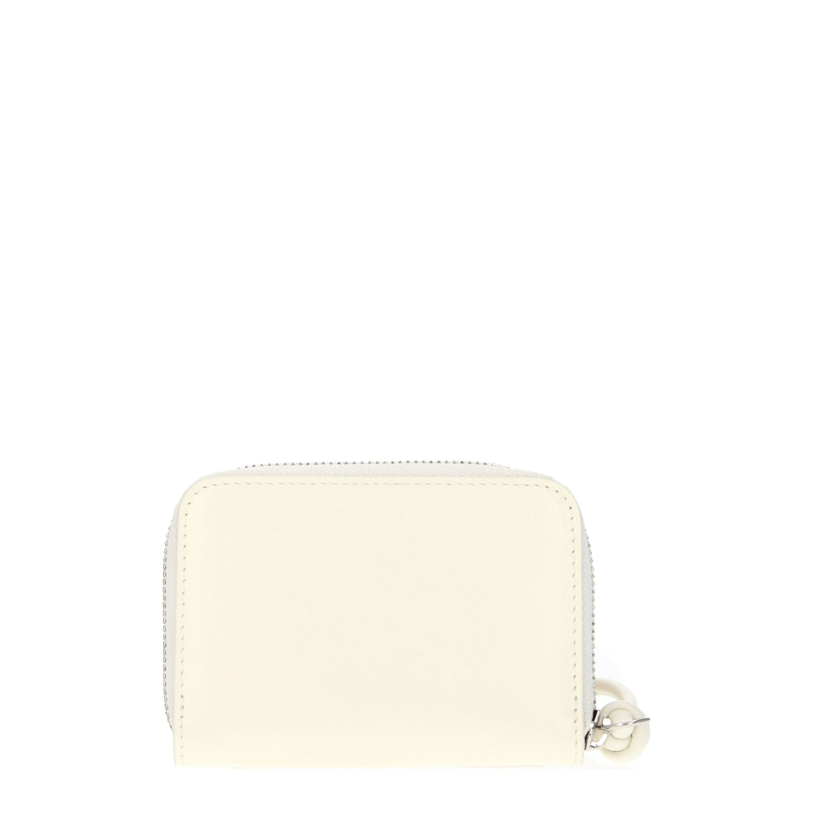 Portefeuilles en cuir beige Jil Sander