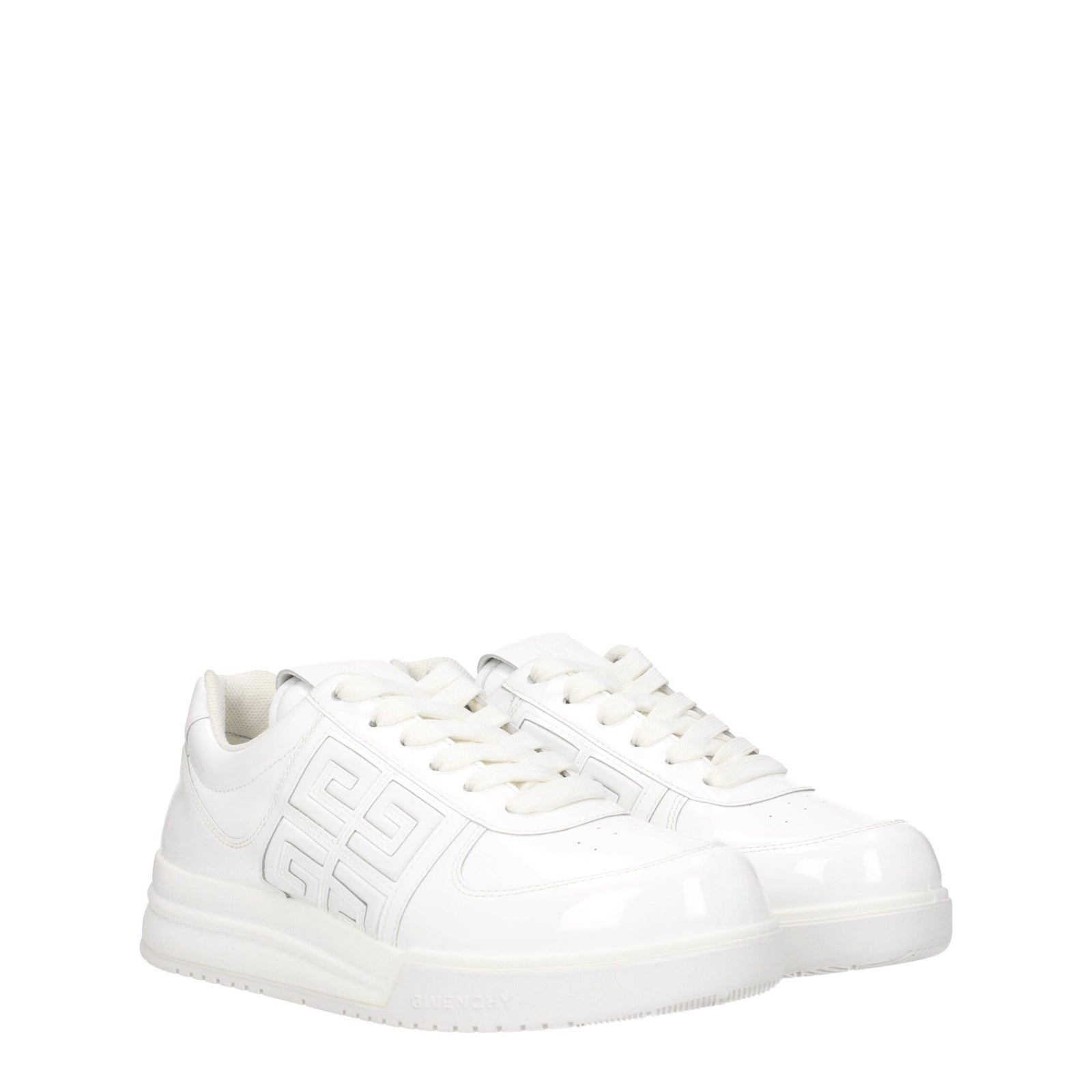Givenchy Baskets basses en cuir blanc