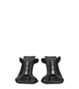 Sandales à talons aiguilles en cuir noir Givenchy