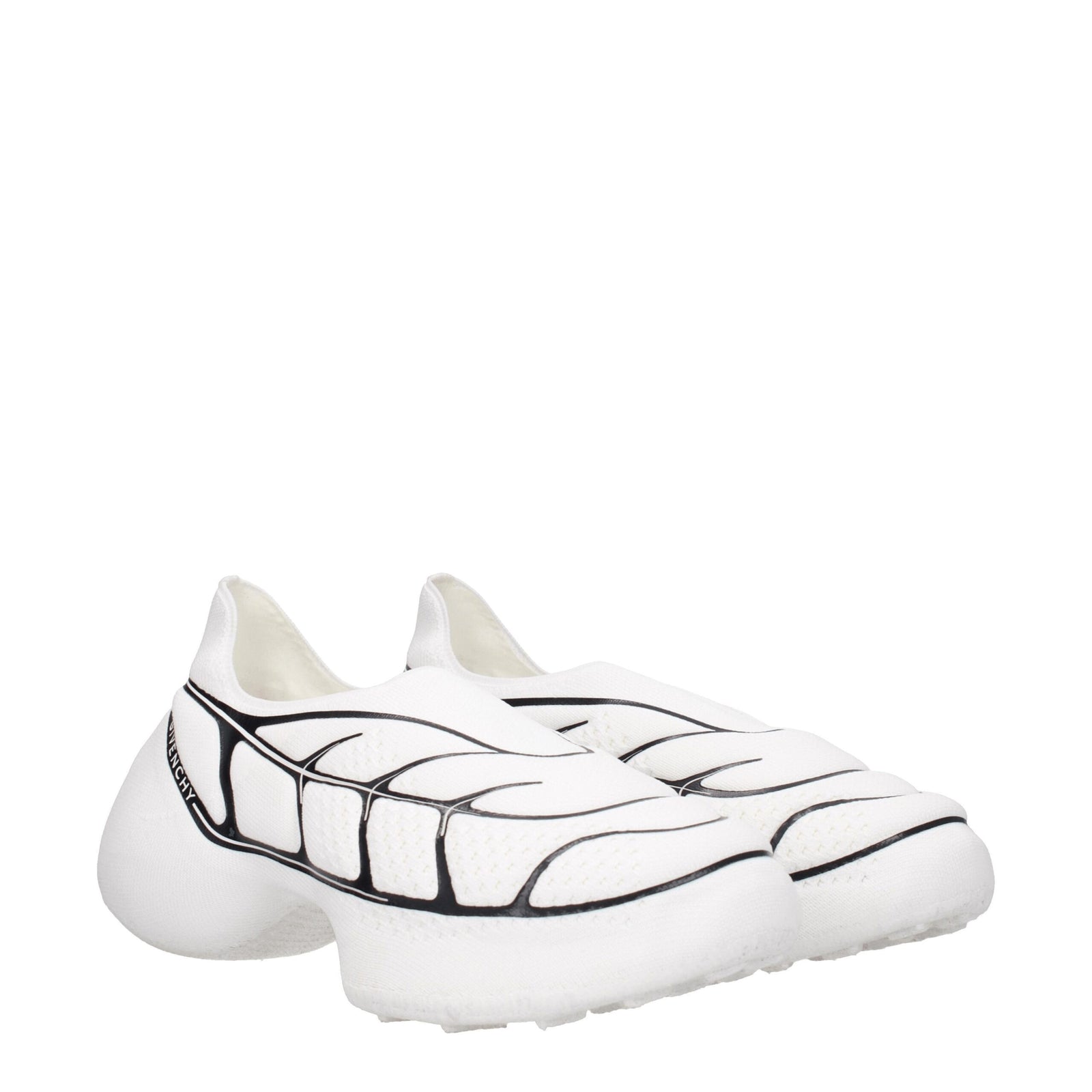 Baskets basses en tissu blanc Givenchy
