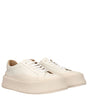 Jil Sander Beige Leather Platform Sneakers