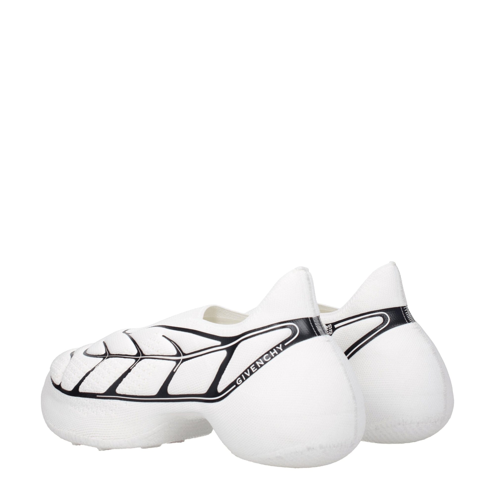 Givenchy White Fabric Low Tops
