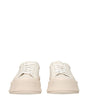 Jil Sander Beige Leather Platform Sneakers