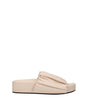 Jil Sander Pink Leather Slippers Sandals