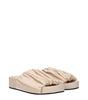 Jil Sander Pink Leather Slippers Sandals